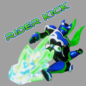 Artwork thumbnail, Kaizen Rider Codex Rider Kick! by CVGG-Merch