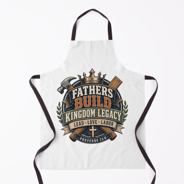 Item preview, Fathers Build Kingdom Legacy Christian Dad designed and sold by ElisaTurcotte.
