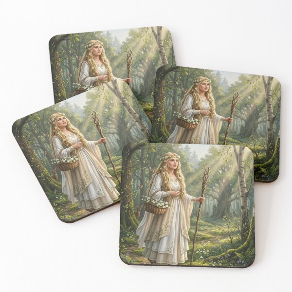 Aperçu de l'œuvre Triple Déesse - La Jeune Fille du Printemps créée et vendue par NeyhineAngelionShop.