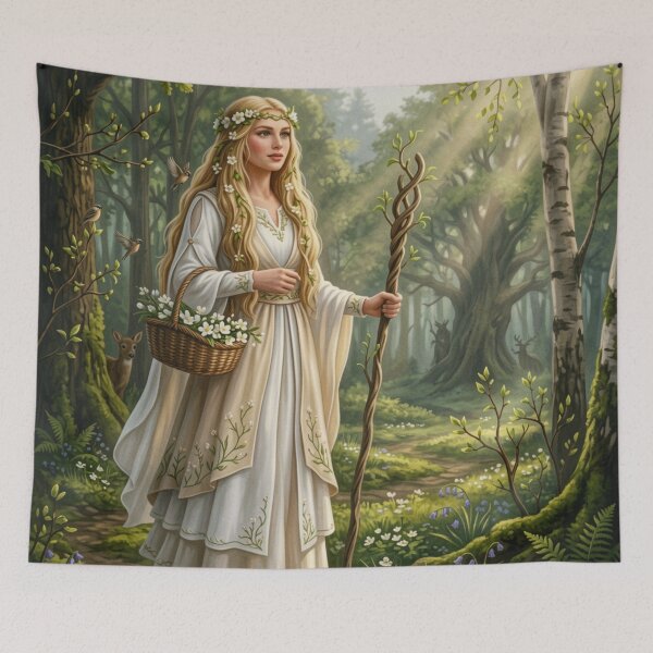 Item preview, Triple Goddess - The Maiden of Spring designed and sold by NeyhineAngelionShop.