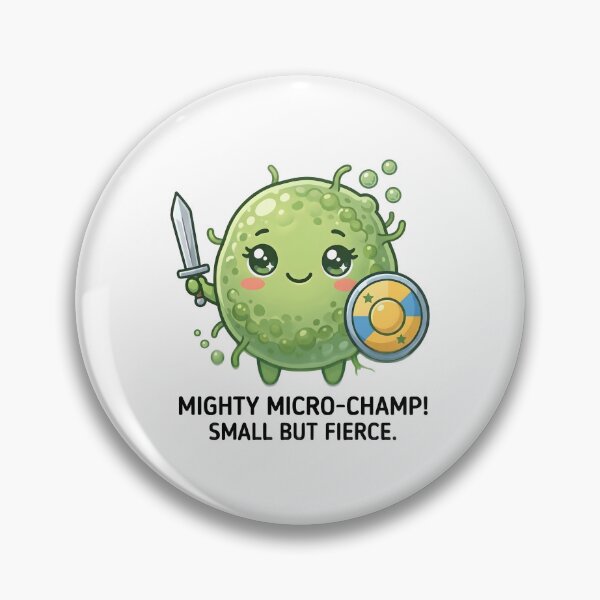Item preview, Mighty Micro-Champ! Small But Fierce Algae designed and sold by Ink & Void Co..