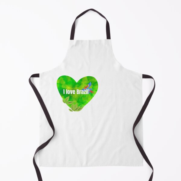 Item preview, I Love Brazil Heart - Watercolor Tropical Macaw Art designed and sold by StorTaly .