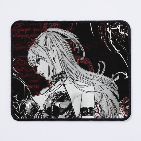 Item preview, Gothic anime girl, red and black tribal cybergoth art designed and sold by Tribalgothss.