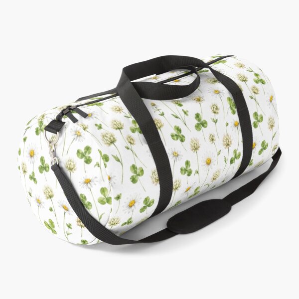 Item preview, Clover Daisy Meadow Watercolor Seamless Botanical Pattern designed and sold by Inkworksbyshery.