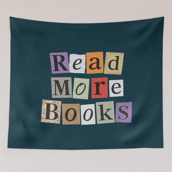 Item preview, Read More Books Vintage Collage Ransom Note Typography designed and sold by NosandEdgy.