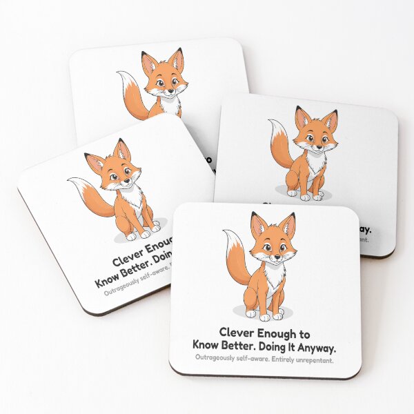 Item preview, Fox - Clever enough to know better designed and sold by ThatsMyThingCo.