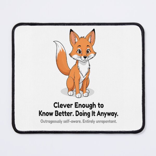 Item preview, Fox - Clever enough to know better designed and sold by ThatsMyThingCo.