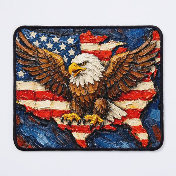 Item preview, American Bald Eagle and the Stars and Stripes Forever designed and sold by Halifaxartguy.