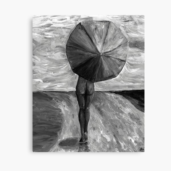 A walk on the beach Canvas Print