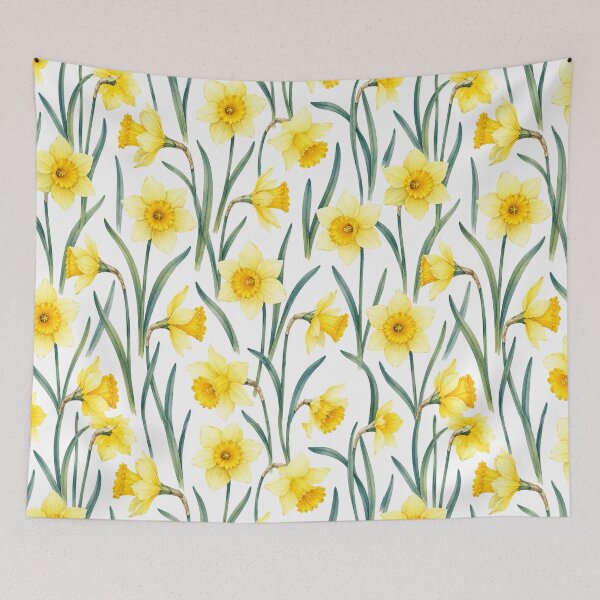 Item preview, Garden Lupin Tower Watercolor Cottage Seamless Pattern designed and sold by Inkworksbyshery.