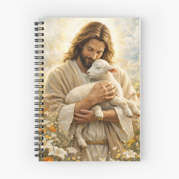 Item preview, The Good Shepherd - Jesus Holding Gentle Lamb designed and sold by LaFoiCreative.