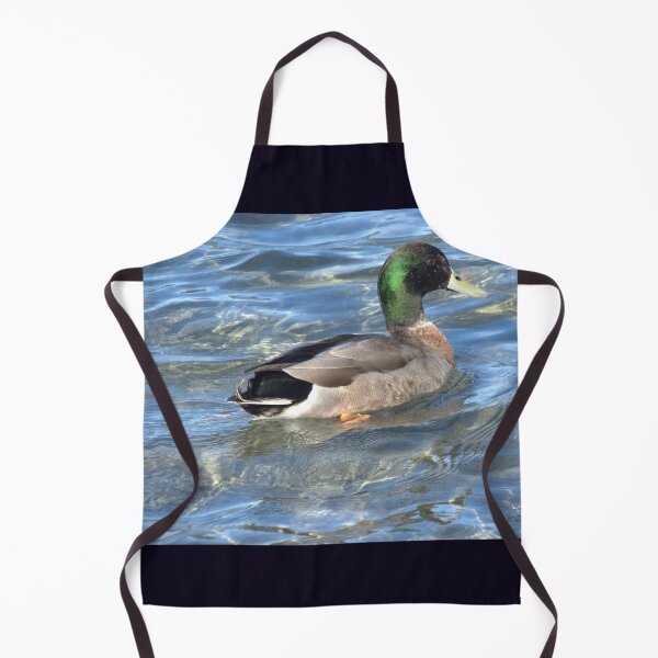 Item preview, Duck on blue water designed and sold by aligata1970.