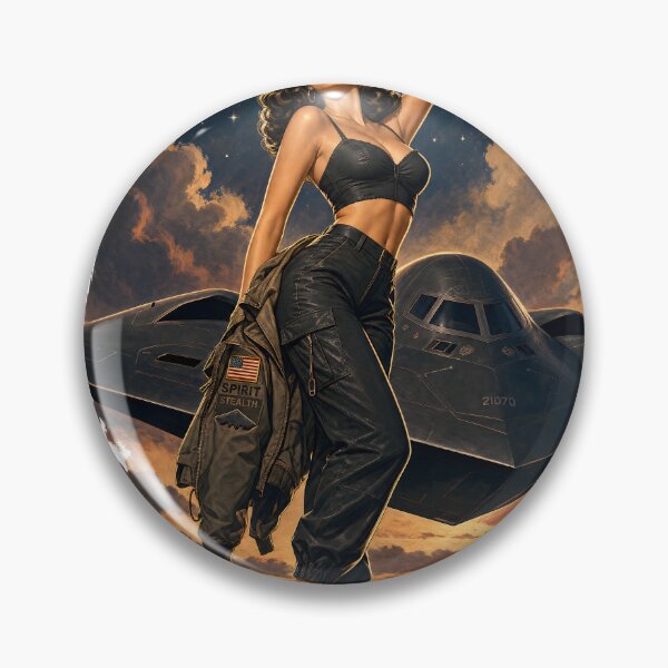 Item preview, B-2 Spirit Sunset Pin-Up designed and sold by castillomiami.