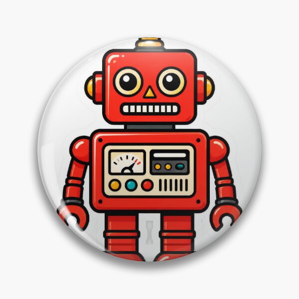 Item preview, Red Vintage Robot Toy designed and sold by chapistore.