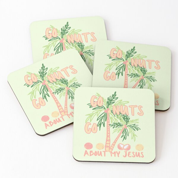 Item preview, Palm Tree Coconuts About Jesus Love Co Co Nuts Tropical Beach Summer  designed and sold by Forevermore.