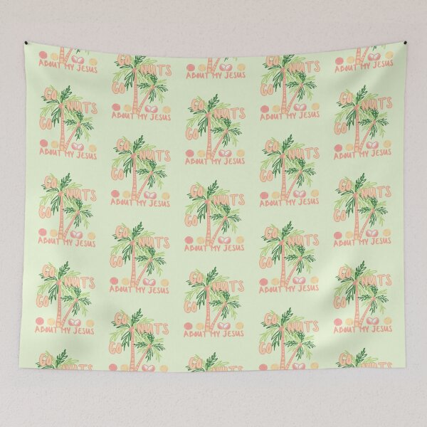 Item preview, Palm Tree Coconuts About Jesus Love Co Co Nuts Tropical Beach Summer  designed and sold by Forevermore.