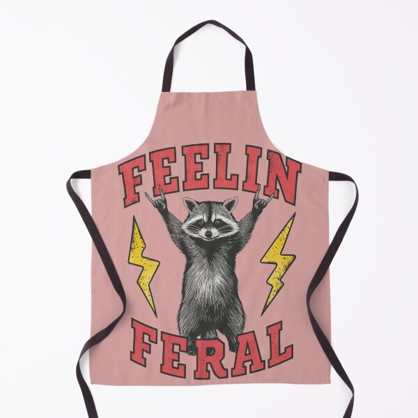 Item preview, Feelin Feral Funny Raccoon Rock Hand designed and sold by BoringClothes .