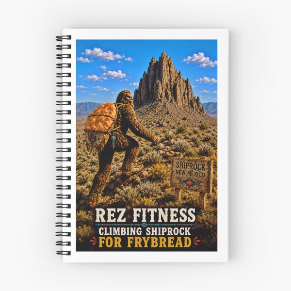 Item preview, Shiprock Fitness with Bigfoot  designed and sold by NativeGraffix.