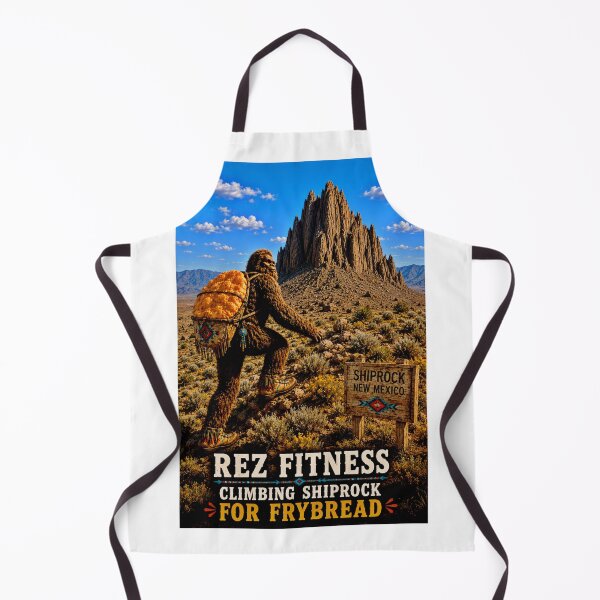Item preview, Shiprock Fitness with Bigfoot  designed and sold by NativeGraffix.