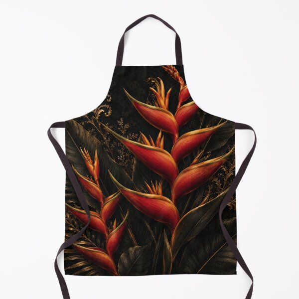 Item preview, Exotic Red Heliconia Tropical Floral Pattern designed and sold by Siti Hoiriyah.