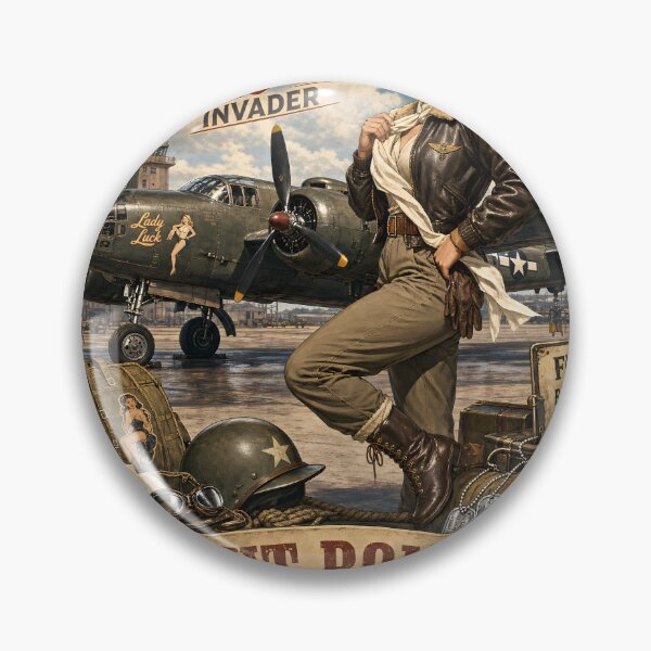 Item preview, A-26 Invader Light Bomber Pin-Up designed and sold by castillomiami.