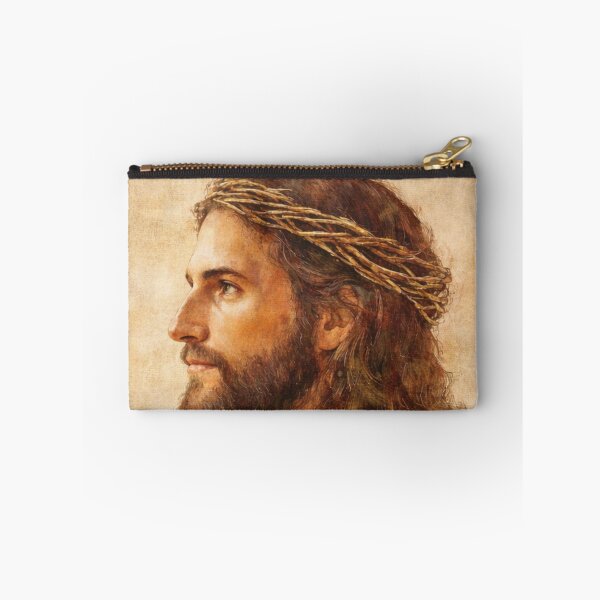 Item preview, Jesus Christ Profile Portrait - Crown of Thorns Art designed and sold by LaFoiCreative.