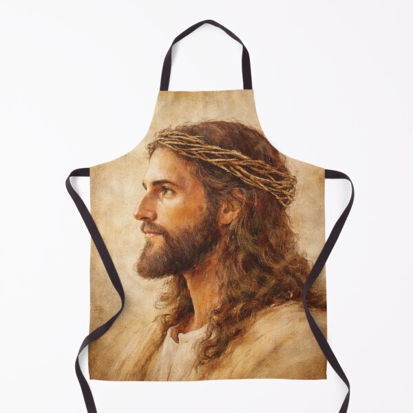 Item preview, Jesus Christ Profile Portrait - Crown of Thorns Art designed and sold by LaFoiCreative.
