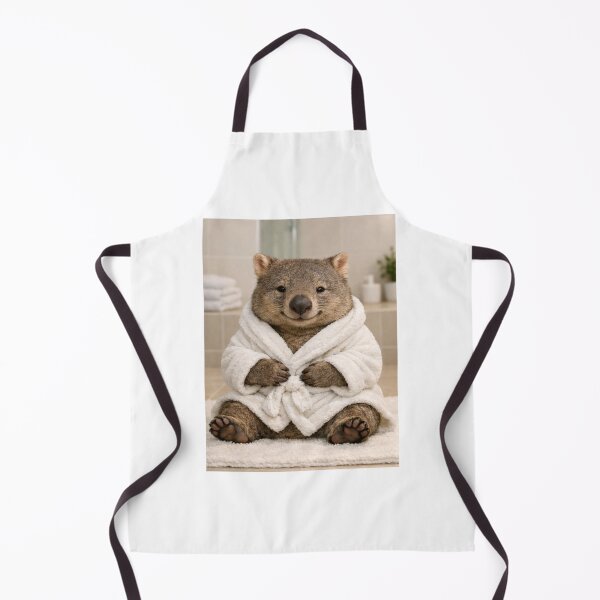 Item preview, Cozy Bathrobe Wombat designed and sold by Sillytoe.
