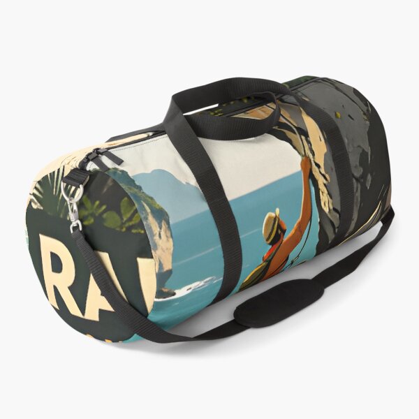 Item preview, Railay Beach Thailand Vintage Travel Poster Tropical Coastal Wall Art designed and sold by Spirit of Siam.