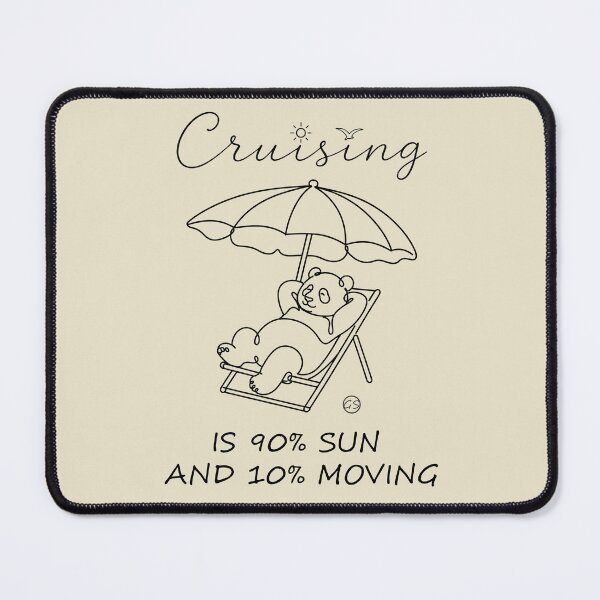 Item preview, Cruising: Funny Cruise Panda Vacation Design designed and sold by gauthier-studio.