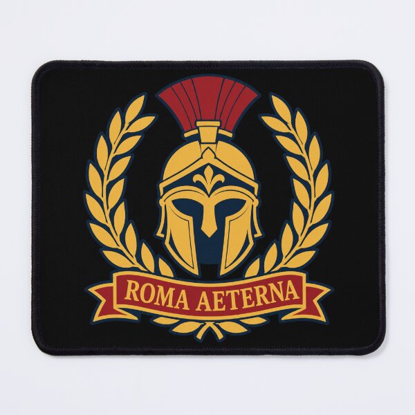 Item preview, Roma Aeterna Spartan Helmet – Ancient Rome Laurel Emblem Design designed and sold by Fradikal.