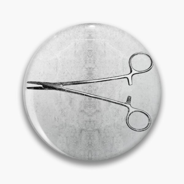 Item preview, Surgical Needle Holder Dark Medical Instrument Anatomy Art designed and sold by Ghoul Enterprises.