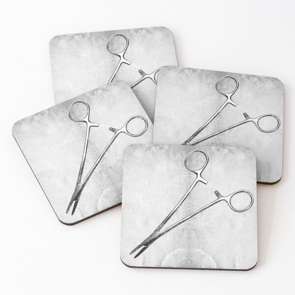 Item preview, Surgical Needle Holder Dark Medical Instrument Anatomy Art designed and sold by Ghoul Enterprises.