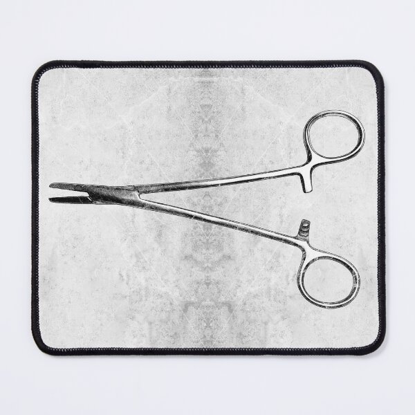 Item preview, Surgical Needle Holder Dark Medical Instrument Anatomy Art designed and sold by Ghoul Enterprises.