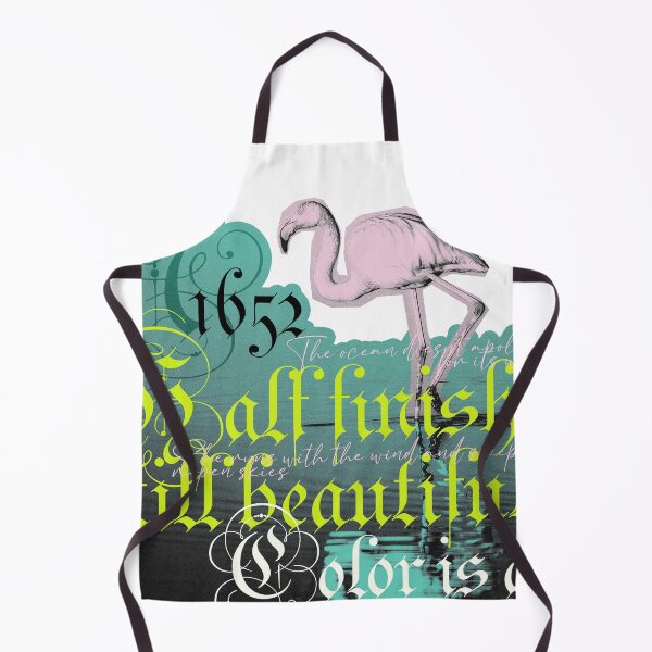 Item preview, Flamingo Gothic Lettering Dark Academia Collage Art designed and sold by ericcasar.