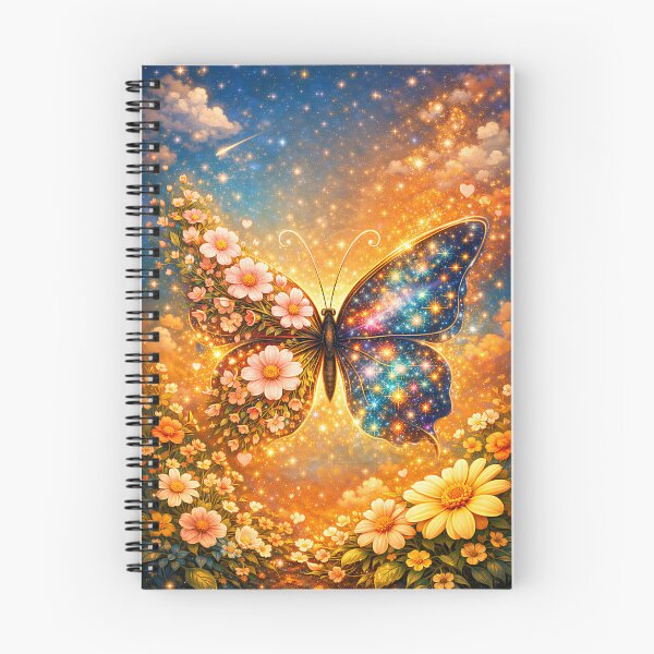 Item preview, Celestial Butterfly with Flowers and Golden Starlight designed and sold by TTM Inspirational.