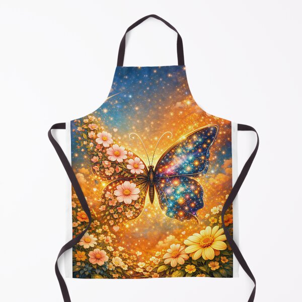 Item preview, Celestial Butterfly with Flowers and Golden Starlight designed and sold by TTM Inspirational.