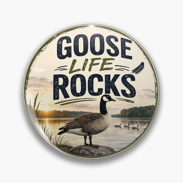 Item preview, Goose Life Rocks | Vintage Canada Goose Nature Design designed and sold by Kimberly Palmer.