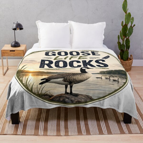 Item preview, Goose Life Rocks | Vintage Canada Goose Nature Design designed and sold by Kimberly Palmer.