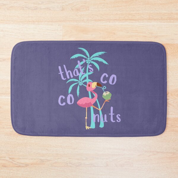 Item preview, That's Coconuts Pink Flamingo Tropical Cocktail Drink Summer Beach Vibes designed and sold by Forevermore.