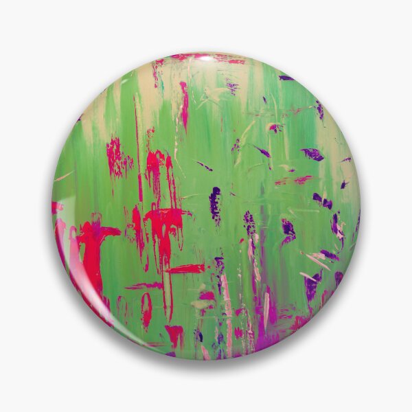 Item preview, Abstract Sage Green and Red Floral Field designed and sold by Ingorgia.