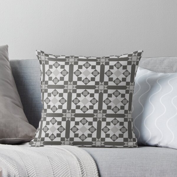 Item preview, Geometric Pattern: Canterbury: Slate designed and sold by Red Wolf.