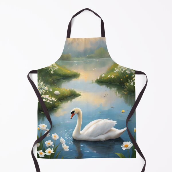 Item preview, Majestic Swan on a Spring Lake designed and sold by NeyhineAngelionShop.