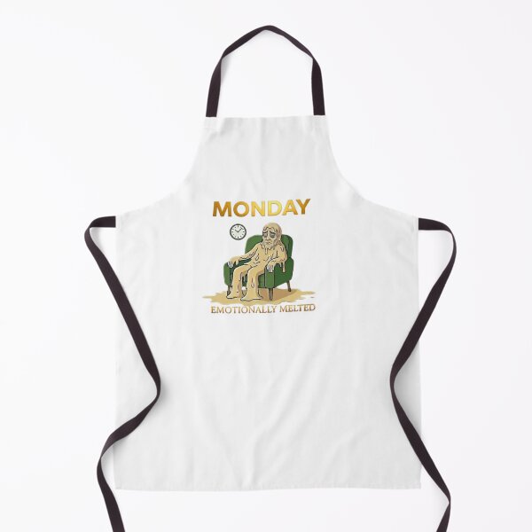 Item preview, Monday Emotionally Melted Tired Person Illustration designed and sold by Northern Glow Art.