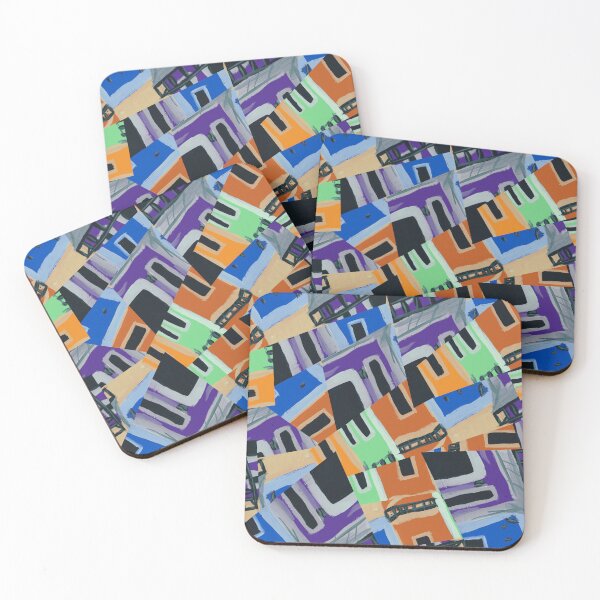 Item preview, San Juan Houses Color-Way 1 Print designed and sold by Michael Mercado Jr. Design.