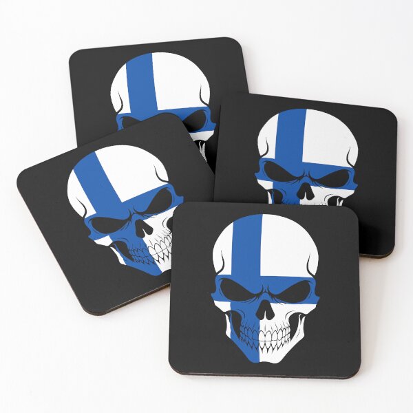 Item preview, Finland Skull Flag designed and sold by JeffBartels.