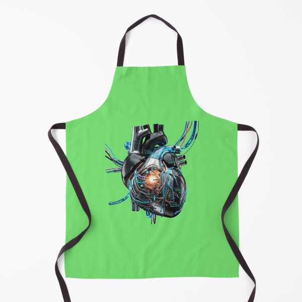 Item preview, Cyberpunk Mechanical Heart Coding Sticker designed and sold by Utopian-Magic.
