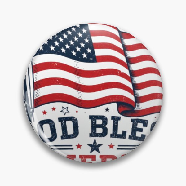 Item preview, God Bless America Patriotic Vintage Flag designed and sold by BorikenDesign.
