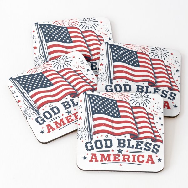 Item preview, God Bless America Patriotic Vintage Flag designed and sold by BorikenDesign.