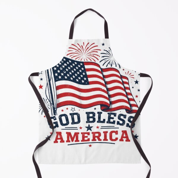 Item preview, God Bless America Patriotic Vintage Flag designed and sold by BorikenDesign.